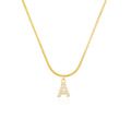 Shangjie OEM Collier 26 Collier en cristal d&#39;alphabet anglais